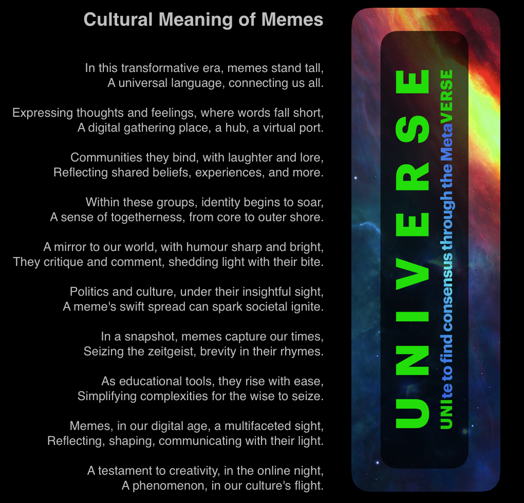 Cultural Meaning of Memes